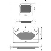 Brzdové obloženie GOLDFREN 320 S3