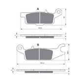 Brzdové obloženie GOLDFREN 252 AD  OFF-ROAD FRONT