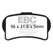 Brzdové obloženie EBC FA644TT