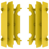 Chrániče chladičov POLISPORT Žltá rm01