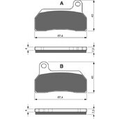 Brzdové obloženie GOLDFREN 259 S33 STREET FRONT