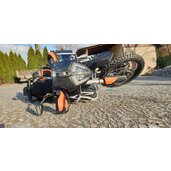 RDmoto padací rám - KTM 790 Adventure / R 2019- /komplet čierny /CF130KD