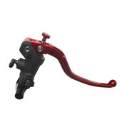 Radial brake master cylinder ACCOSSATO 19 x 18 with fixed lever,red