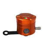 Nádržka na  brzdovú kvapalinu ACCOSSATO CNC-worked straight bracket included oranžová