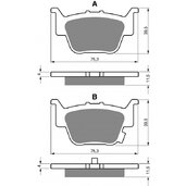 Brzdové obloženie GOLDFREN 399 AD