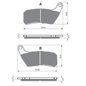 Brzdové obloženie GOLDFREN 366 AD