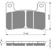 Brzdové obloženie GOLDFREN 213 S3