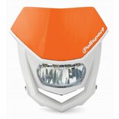 Maska so svetlom POLISPORT HALO LED 8667100004 s LED svetlom oranžová