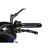 Páčka spojky bez adaptéra PUIG 3.0 24NNO výsuvné skladacie čierno/zlatá