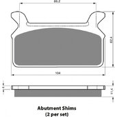 Brzdové obloženie GOLDFREN 063 AD