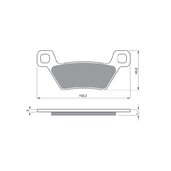 Brzdové obloženie GOLDFREN 314 AD