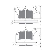 Brzdové obloženie GOLDFREN 336 S33 STREET FRONT