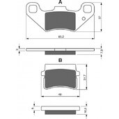 Brzdové obloženie GOLDFREN 288 S3