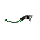 Adjustable folding lever ACCOSSATO aluminium, master cylinder zelená