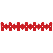 Ochrana výfukového potrubia POLISPORT ARMADILLO dlhé červené