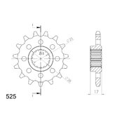 Reťazové koliečko SUPERSPROX CST-5054:14 14T, 525