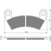 Brzdové obloženie GOLDFREN 313 AD