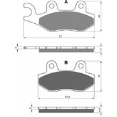 Brzdové obloženie GOLDFREN 002 S33 OFF-ROAD FRONT