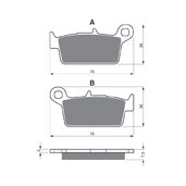 Brzdové obloženie GOLDFREN 071 K5