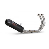 Výfuk kompletný 2x1 MIVV OVAL Y.058.L3C Karbónové / karbónové viečko