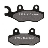 Brzdové obloženie EBC SFAC228