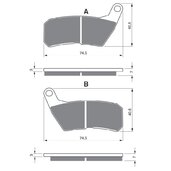 Brzdové obloženie GOLDFREN 321 S3