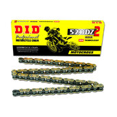 motokros- závodná D.I.D Chain 520DZ2 SDH 114 L zlatá/čierna