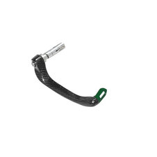 Lever guard ACCOSSATO with green eyelet and insert right, carbon