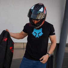 MOTEAM tričko - 2025 / Black-Cyan