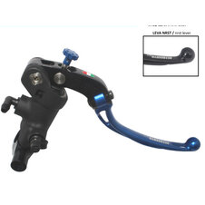 Radial brake master cylinder ACCOSSATO 19 x 17-18-19 with folding lever,blue