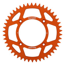 Hliníková reťazová rozeta SUPERSPROX RAL-720:46-ORG oranžová 46T, 520