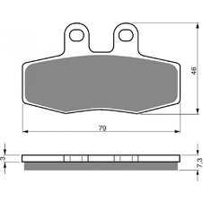 Brzdové obloženie GOLDFREN 010 AD  STREET