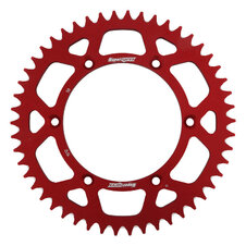 Hliníková reťazová rozeta SUPERSPROX RAL-1512:50-RED červené 50T, 520