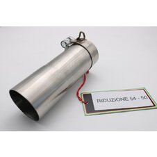 Link pipe adapter GPR ES071 Brushed Stainless steel d54-d50