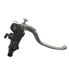 Radial brake master cylinder ACCOSSATO 19 x 20 with fixed lever,silver