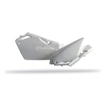 Bočné číslové tabuľky POLISPORT 8602100001 (pár) biela