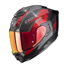 Scorpion prilba EXO-1500 CARBON AIR - Platted / Black-Red