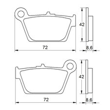 Brzdové obloženie ACCOSSATO AGPP188 ST