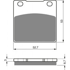 Brzdové obloženie GOLDFREN 016 AD  STREET