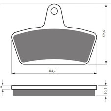 Brzdové obloženie GOLDFREN 431 S3