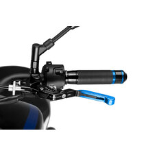 Páčka spojky bez adaptéra PUIG 3.0 24ANP výsuvné skladacie modro/strieborný