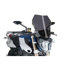 Plexi na motorku PUIG NEW. GEN TOURING 8187F tmavá dymová