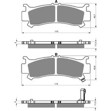 Brzdové obloženie GOLDFREN 383 AD