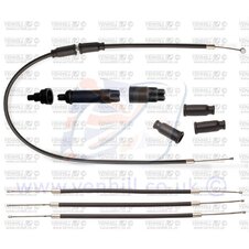 Lanko plynu Venhill T01-4-131-BK s nízkym trením čierna