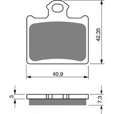 Brzdové obloženie GOLDFREN 297 K5