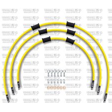 ŠTANDART -predok -sada Venhill POWERHOSEPLUS SUZ-6015F-YE (3 hadice v sade) žlté hadice, chrómové koncovky