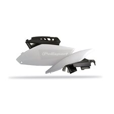 Bočné číslové tabuľky POLISPORT 8605600001 (pár) čierno/biela