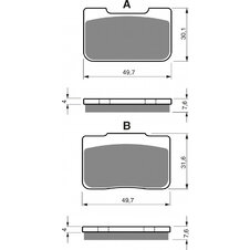 Brzdové obloženie GOLDFREN 203 S3
