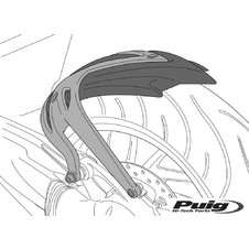 Zadný blatník PUIG S 21146J matná čierna