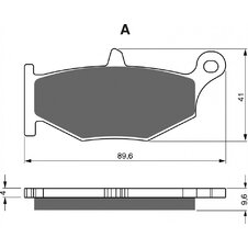 Brzdové obloženie GOLDFREN 241 S3